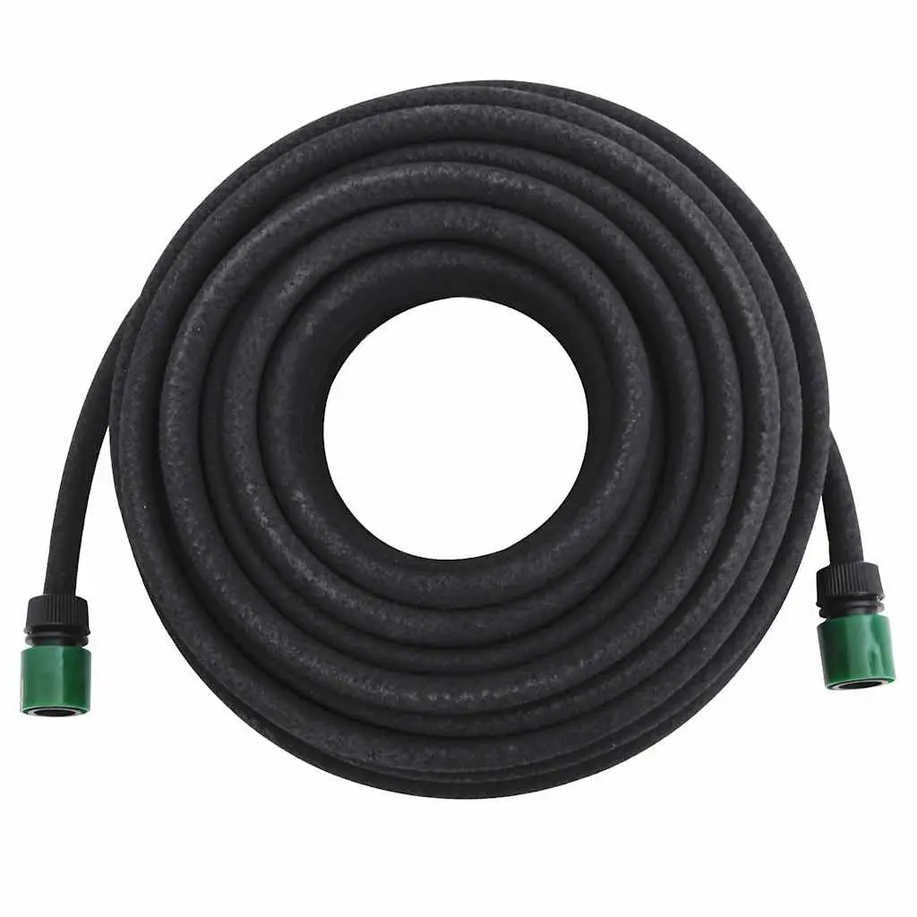Garden Soaker Hose 25m Black Drip Irrigation Watering Hose for Plants Lawn