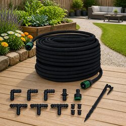 Reliable 50m Black Soaker Hose for Efficient Irrigation
