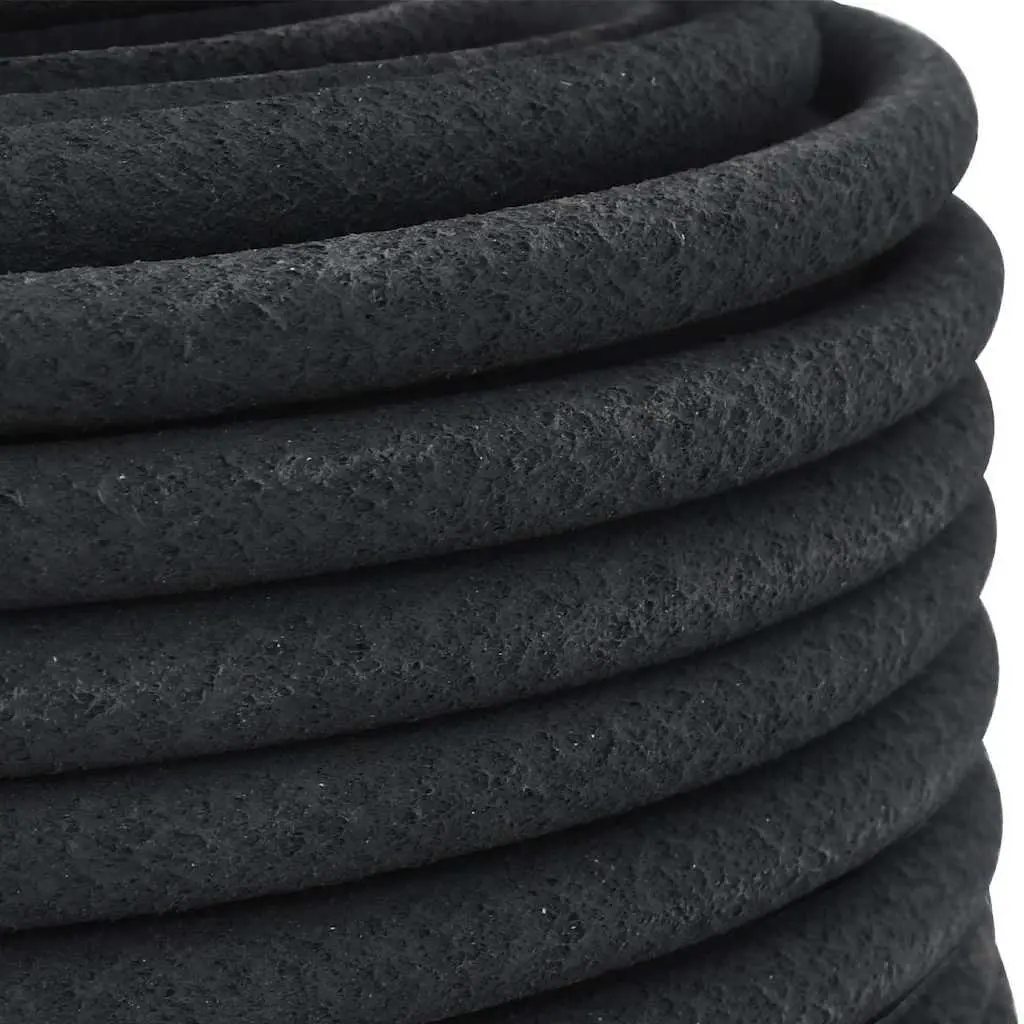Garden Soaker Hose 50m Black Drip Irrigation Watering Flexible Rubber Hose