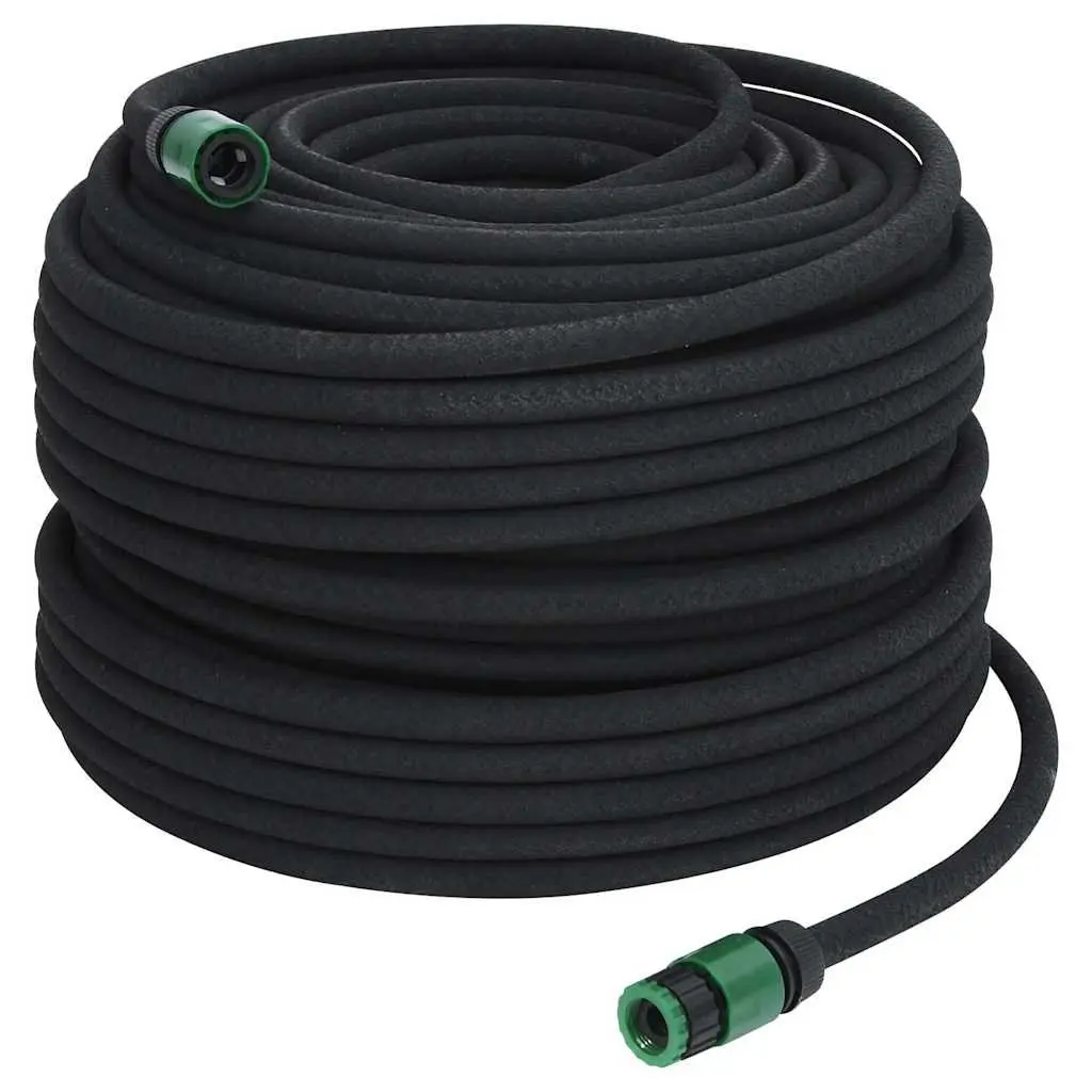 Soaker Hose Black 100m Drip Irrigation Watering Hose for Lawn Plants