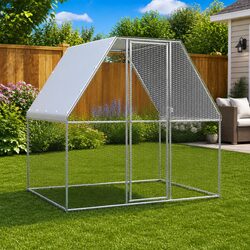 Reliable Outdoor Chicken Cage 2x2x2m for Hens and Ducks