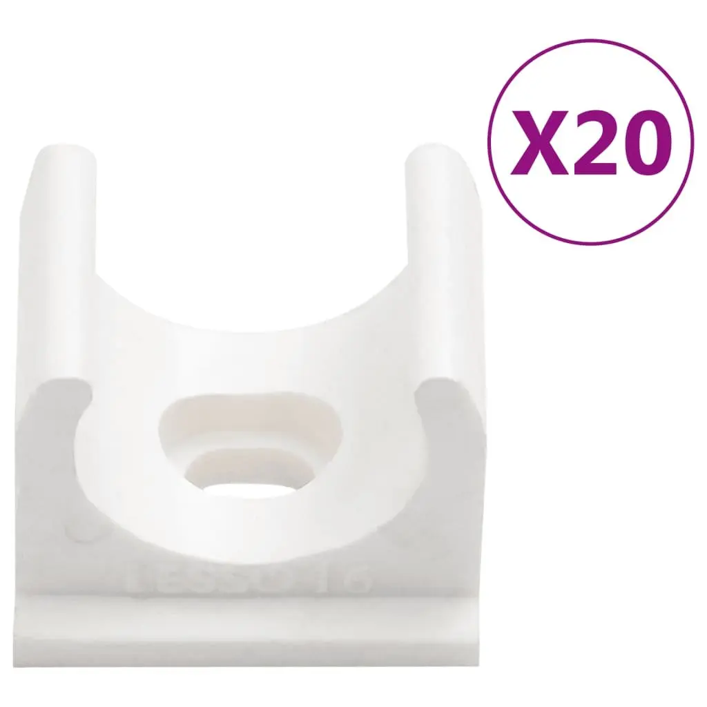 Cable Trunking 16mm White 10m PVC Organiser Concealer