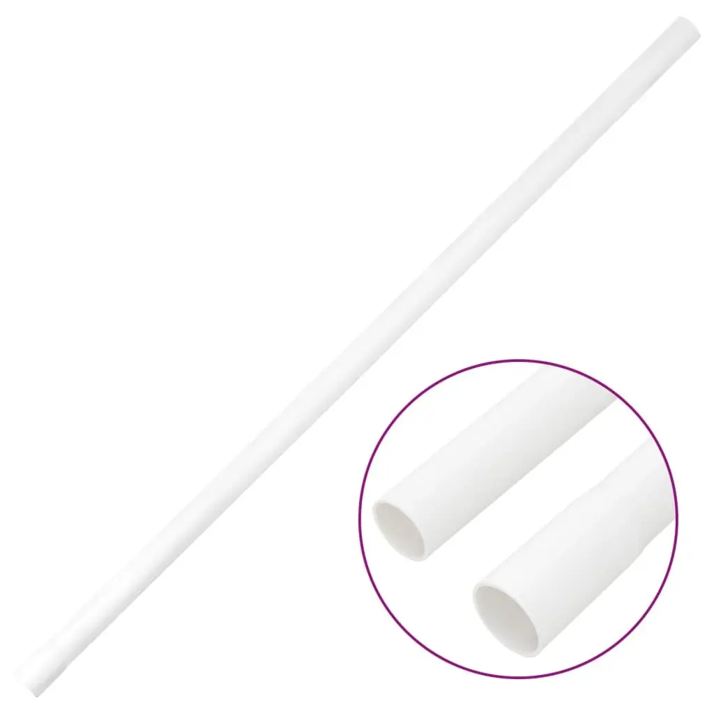 Cable Trunking Cord Cover Ø20mm 10m White PVC Organizer Channel