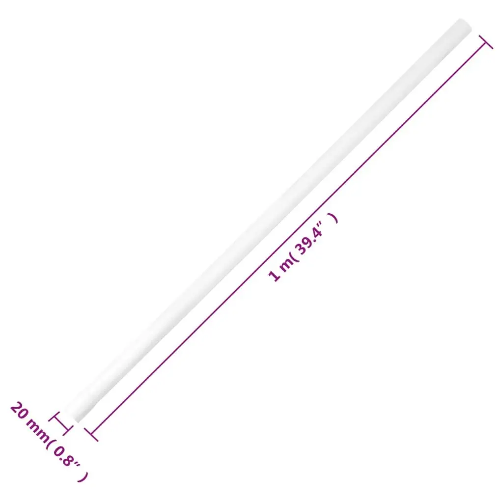 Cable Trunking 20mm White PVC Cord Cover 10m