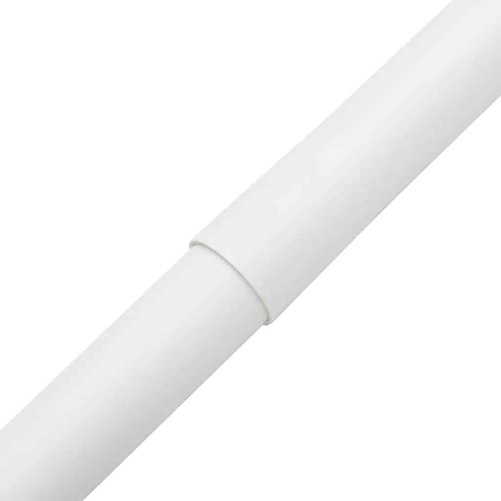 Cable Trunking PVC Cord Cover 30mm White 10m Wall Floor Clips Management