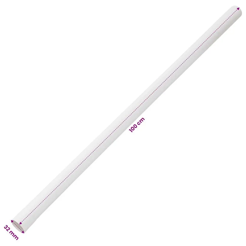 Cable Trunking PVC Cord Cover 30mm White 10m Wall Floor Clips Management