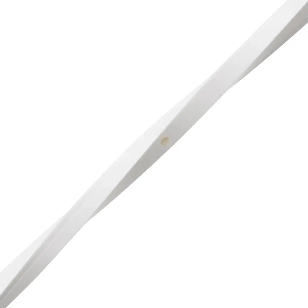 White PVC Cable Trunking, 30x20mm, 10m