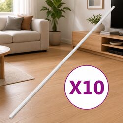 Cable Trunking 25x16mm 10m White PVC Cord Cover Organiser Wall Floor Mounting
