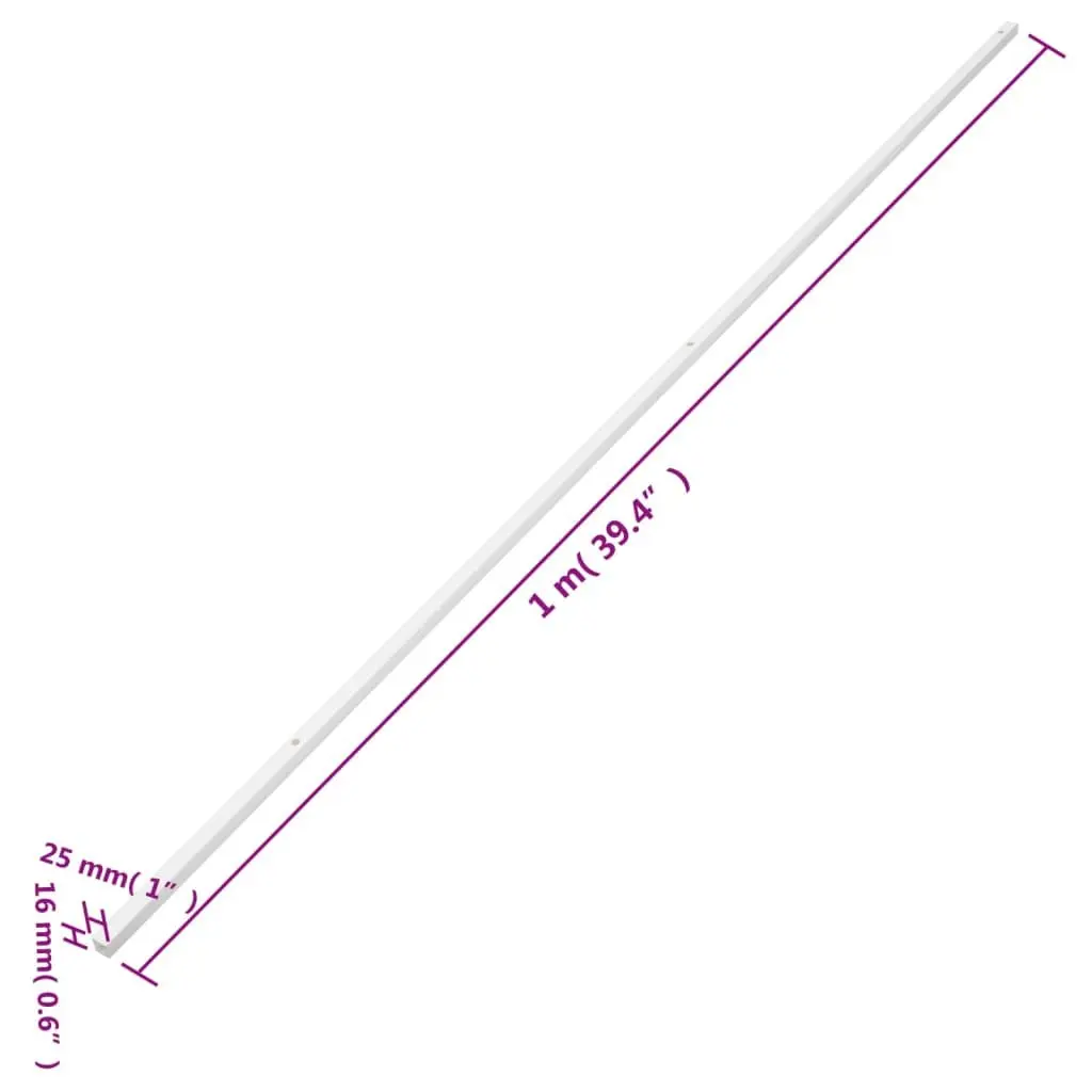 Cable Trunking 25x16mm White PVC Channel Cord Cover Organiser 30m