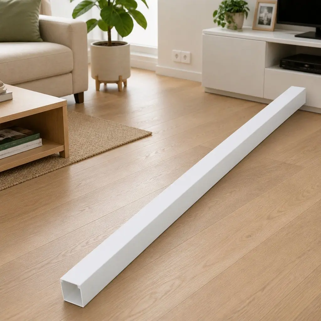 40x25 mm Cable Trunking 30 m in White PVC