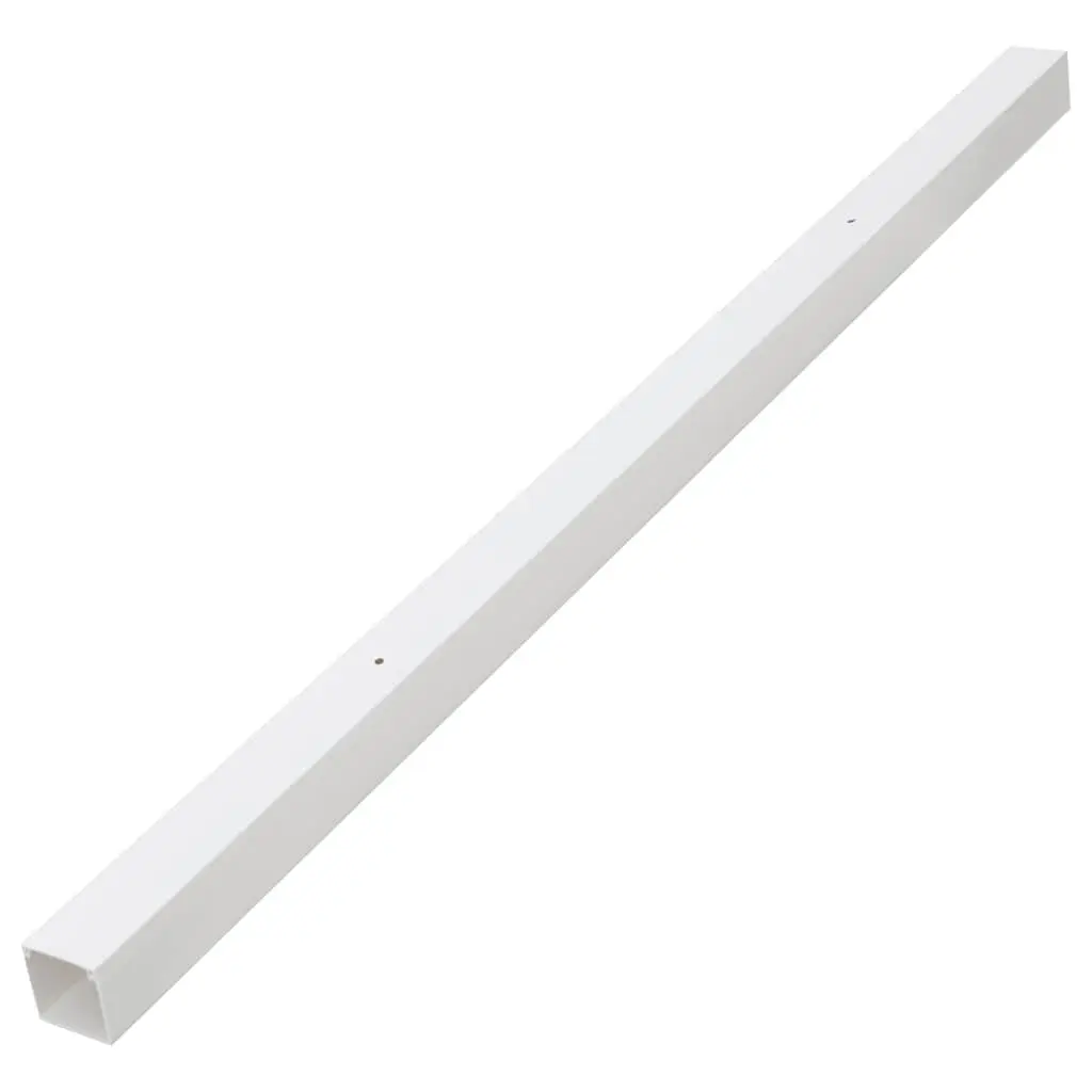 Cable Trunking 40x25 mm White PVC Cord Cover Management 30 m