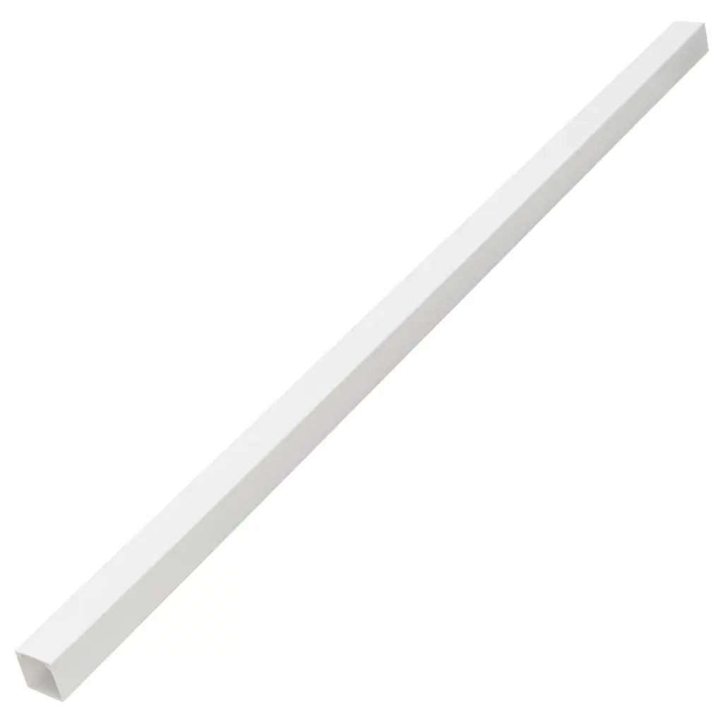 Cable Trunking Self-Adhesive White 30x20mm 10m PVC Wire Management