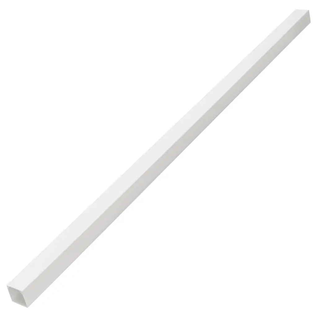 Cable Trunking Self-Adhesive Wire Management 25x16mm White 10m