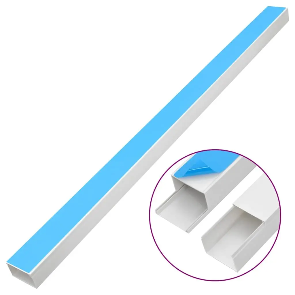 White Cable Trunking for Easy Installation
