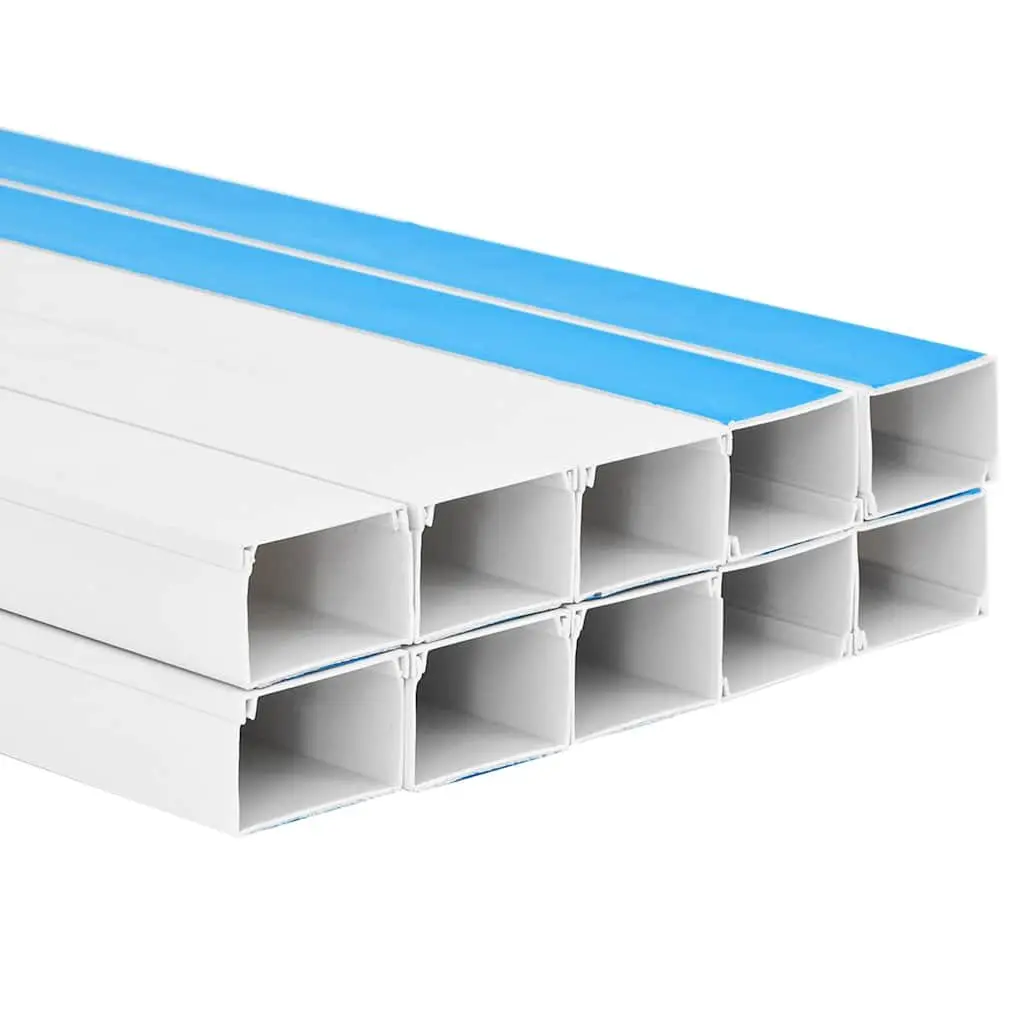 White Cable Trunking for Easy Installation