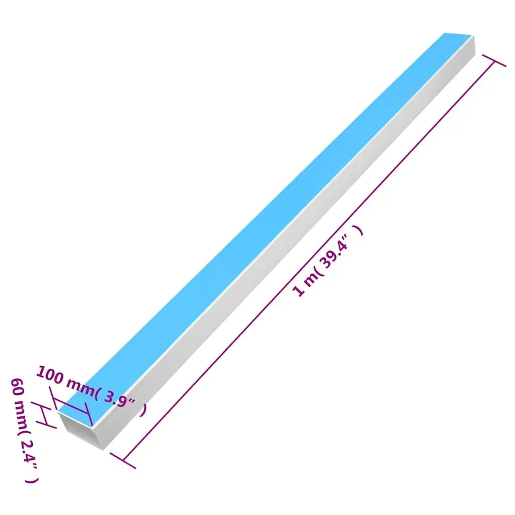White Cable Trunking for Easy Installation