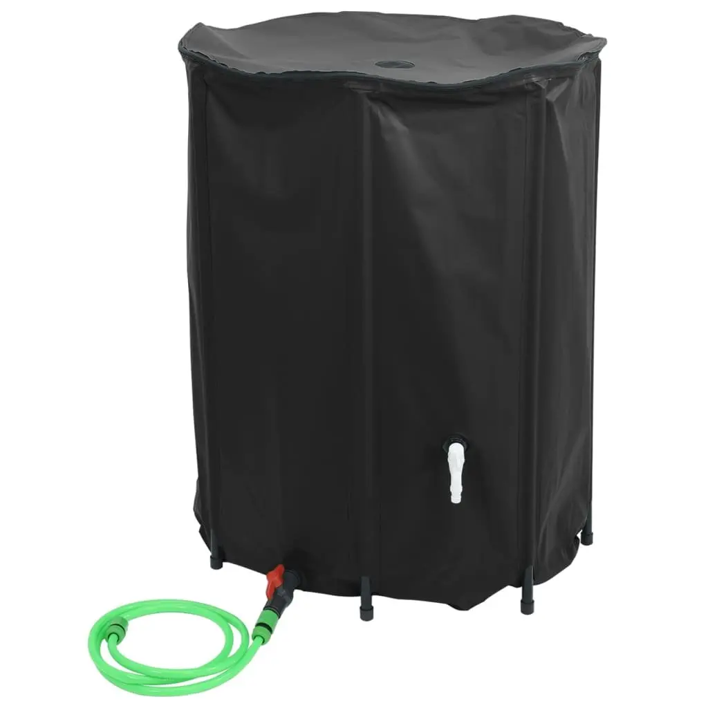 Collapsible Water Tank 750L Rain Collection Storage Black