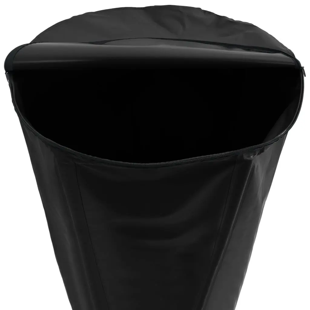 Foldable Water Tank 500L Rainwater Storage Garden Tap Black