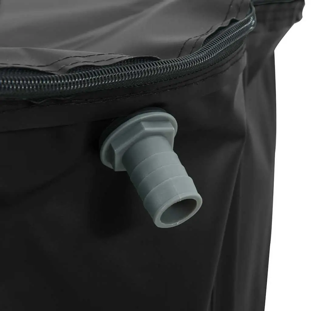 Water Tank Collapsible 250L Rain Water Storage Container with Tap Black