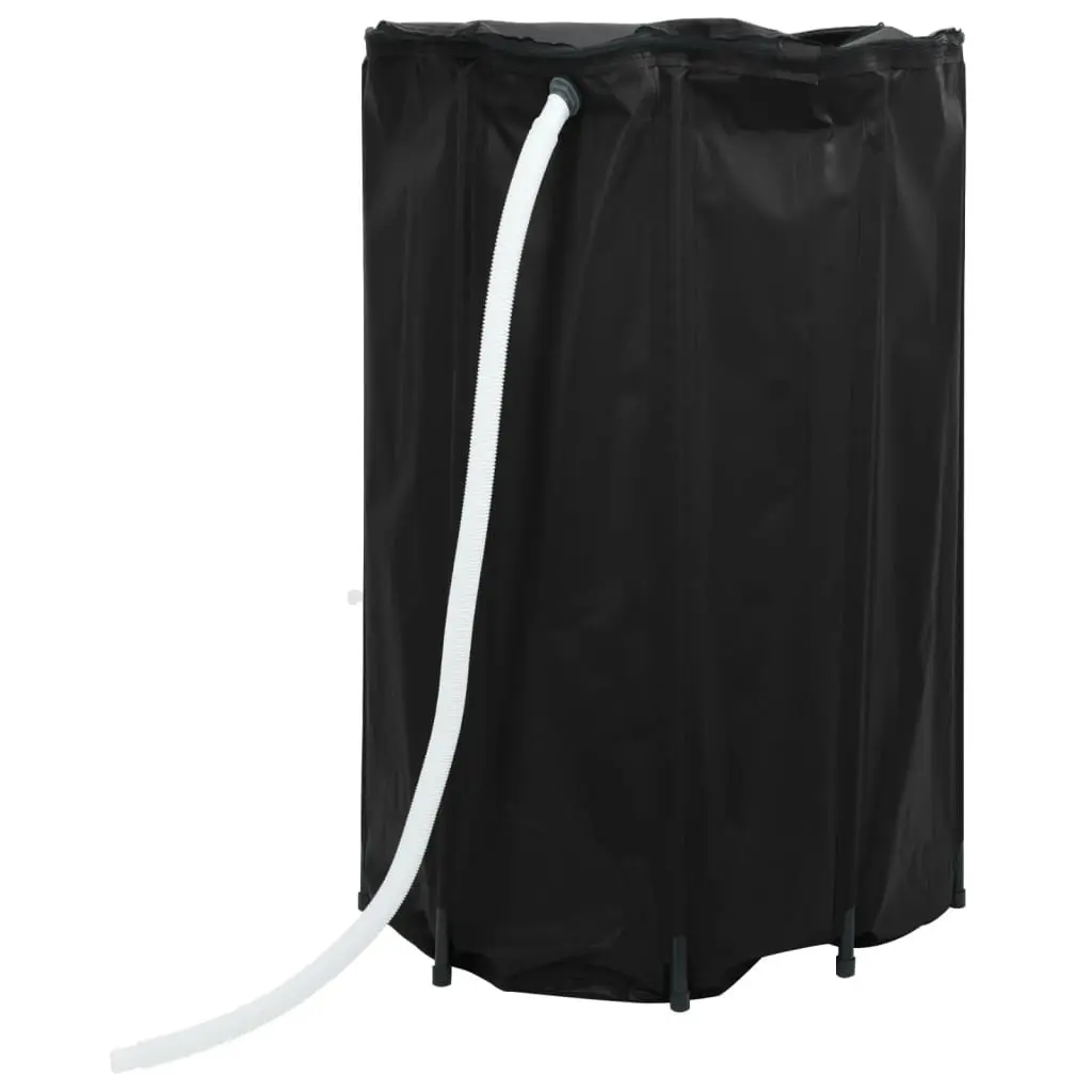 Foldable Water Tank 1000L Collapsible Rain Storage for Garden Watering Black