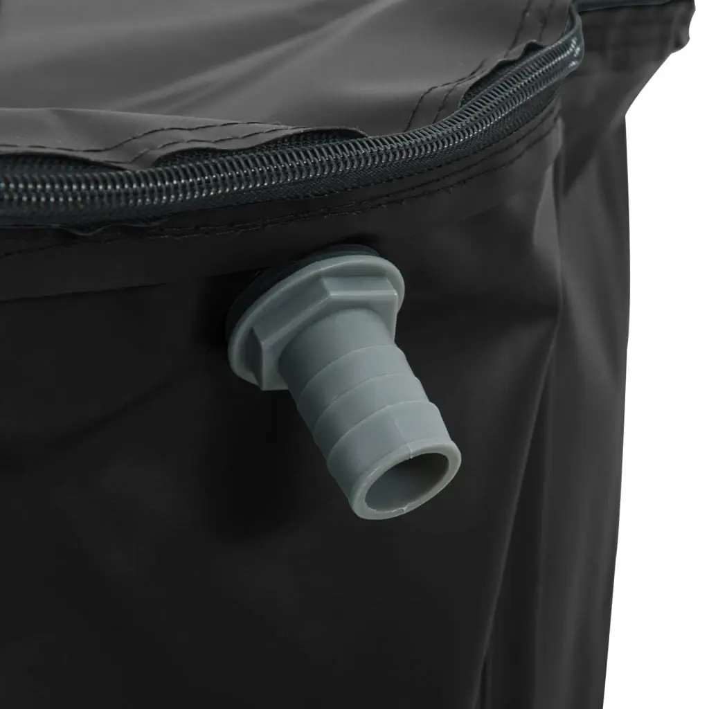 Foldable Water Tank 1000L Collapsible Rain Storage for Garden Watering Black