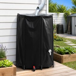 Practical 1350L Collapsible Water Tank for Garden Use