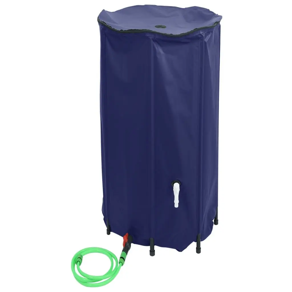 Foldable Water Tank 380L Collapsible Blue Rainwater Storage Garden Watering