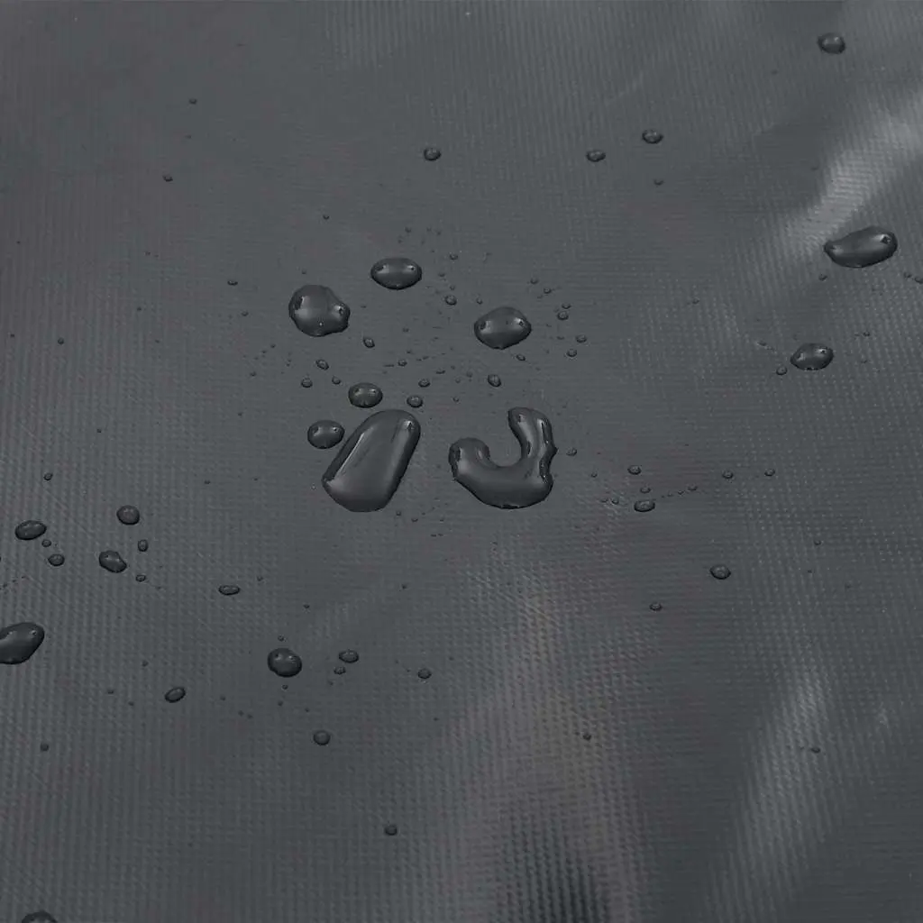 Tarpaulin Heavy-Duty 3m x 3m Anthracite UV Resistant Water-Resistant Cover for Garden Furniture Trailers and Outdoor Use
