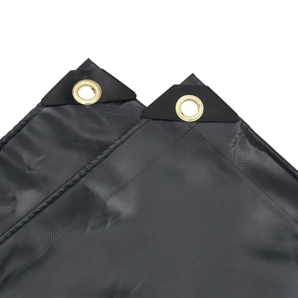 Tarpaulin Cover Heavy Duty Water Resistant 3m x 5m Anthracite for Garden Furniture and Outdoor Protection