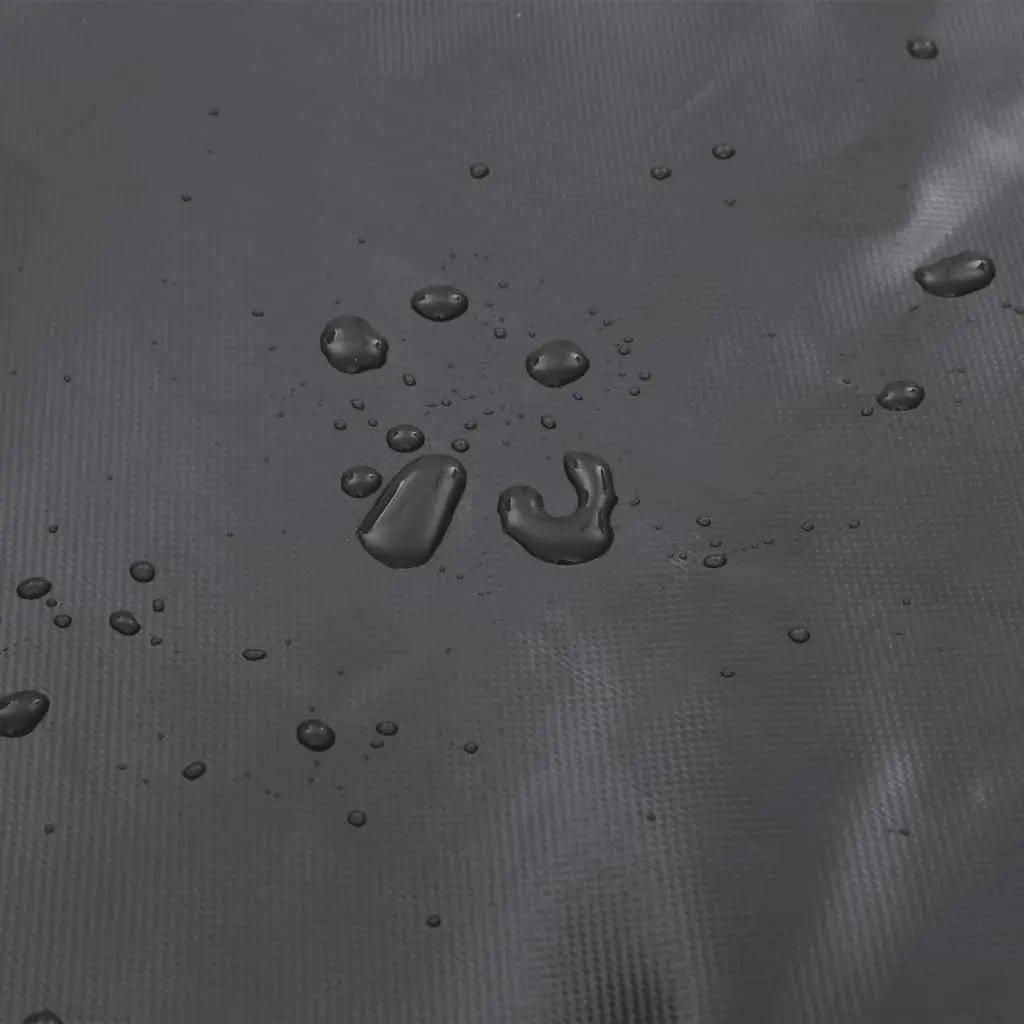 Tarpaulin Cover Heavy Duty Water Resistant 3m x 5m Anthracite for Garden Furniture and Outdoor Protection