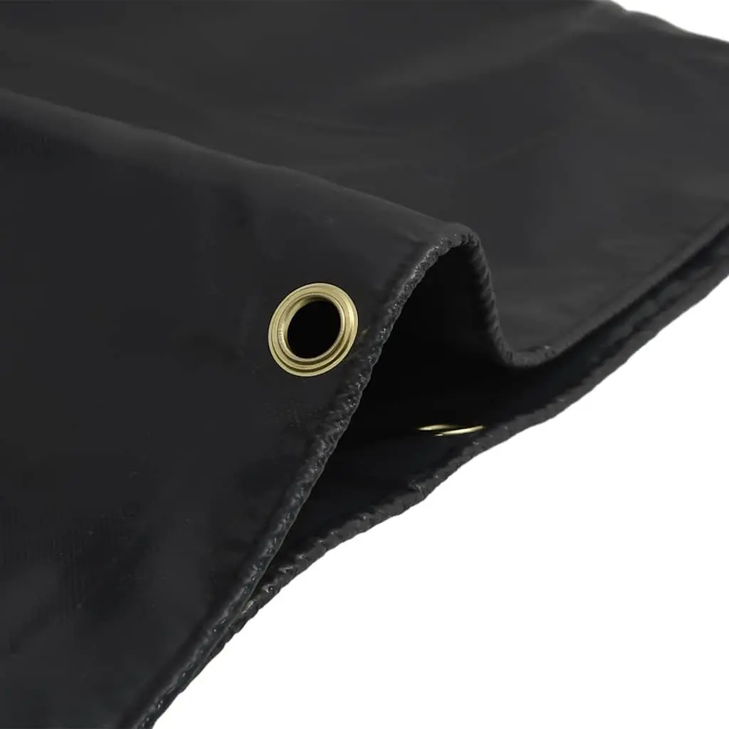 Heavy-Duty Tarpaulin Water-Resistant 4m x 6m Anthracite Protection Cover for Garden Furniture and Outdoor Use