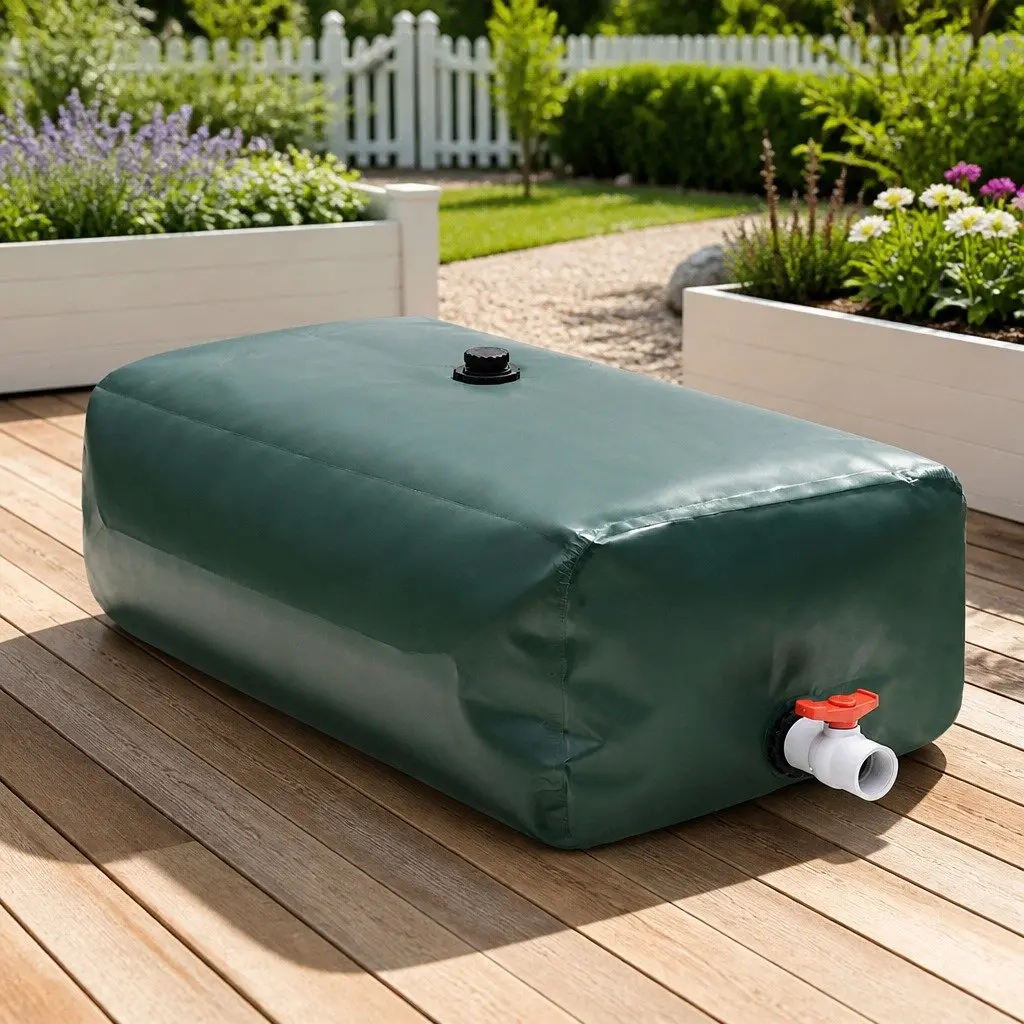 Foldable Water Tank 100L Garden Watering Storage Container Green