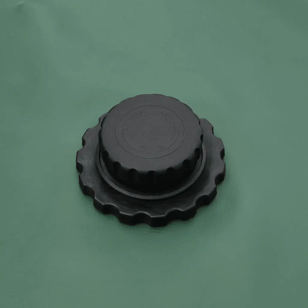Foldable Water Tank 5000L Garden Storage Tap Green PVC