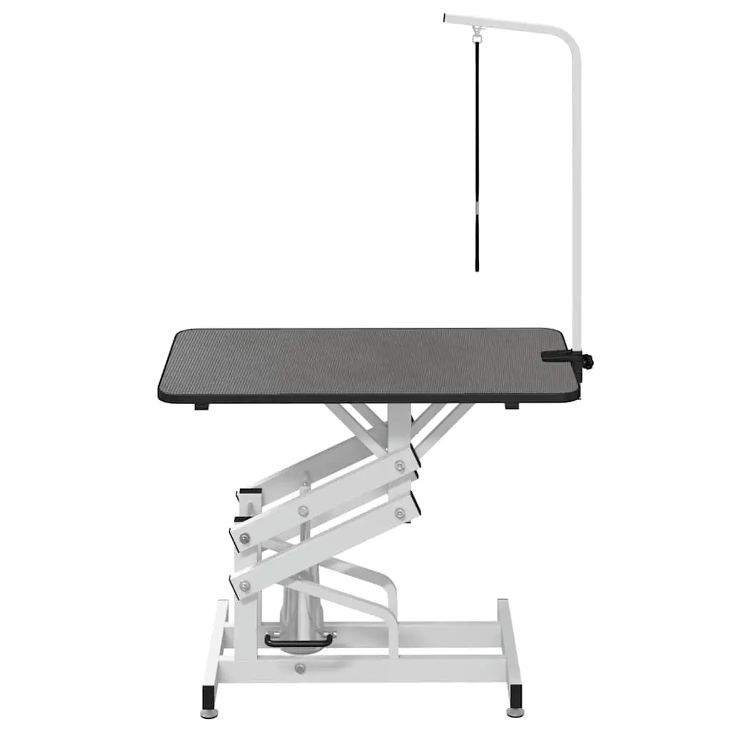 Hydraulic Grooming Table Adjustable for Dogs Cats Portable Mobile Black