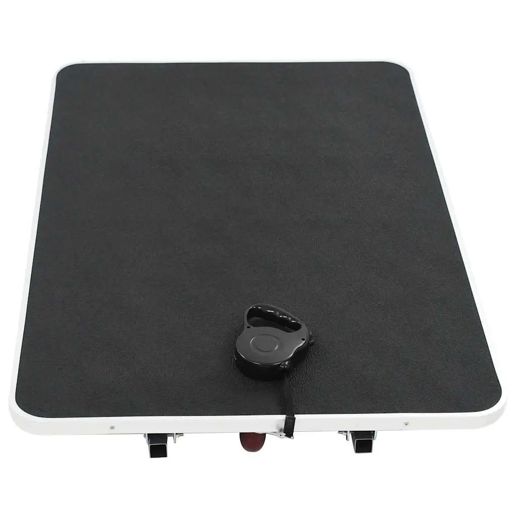 Portable Dog Grooming Table Adjustable Size Brown