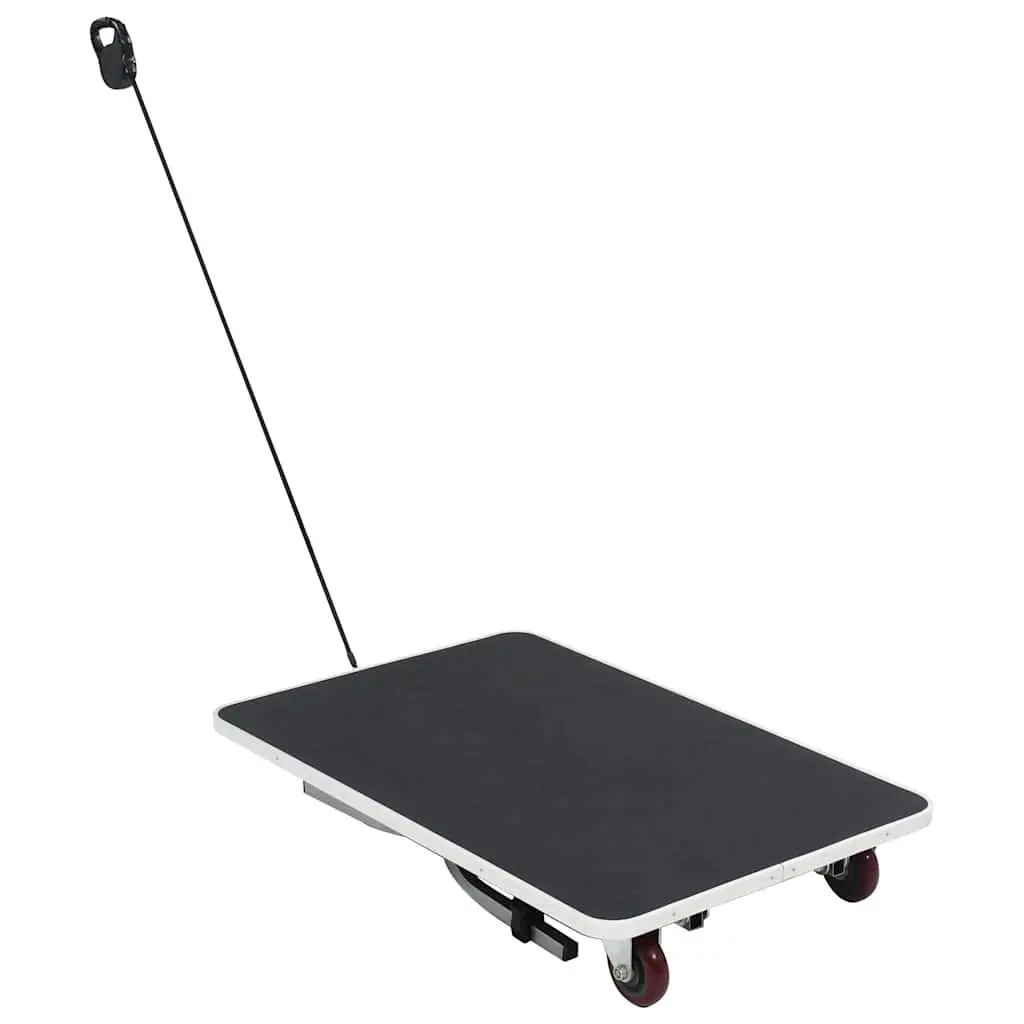 Portable Dog Grooming Table Adjustable Size Brown
