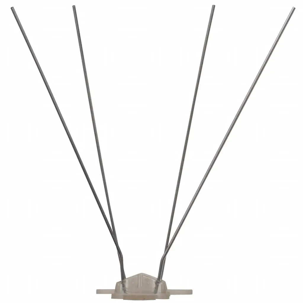 Bird Spikes Anti Bird Deterrent 3m 4 Row Silver