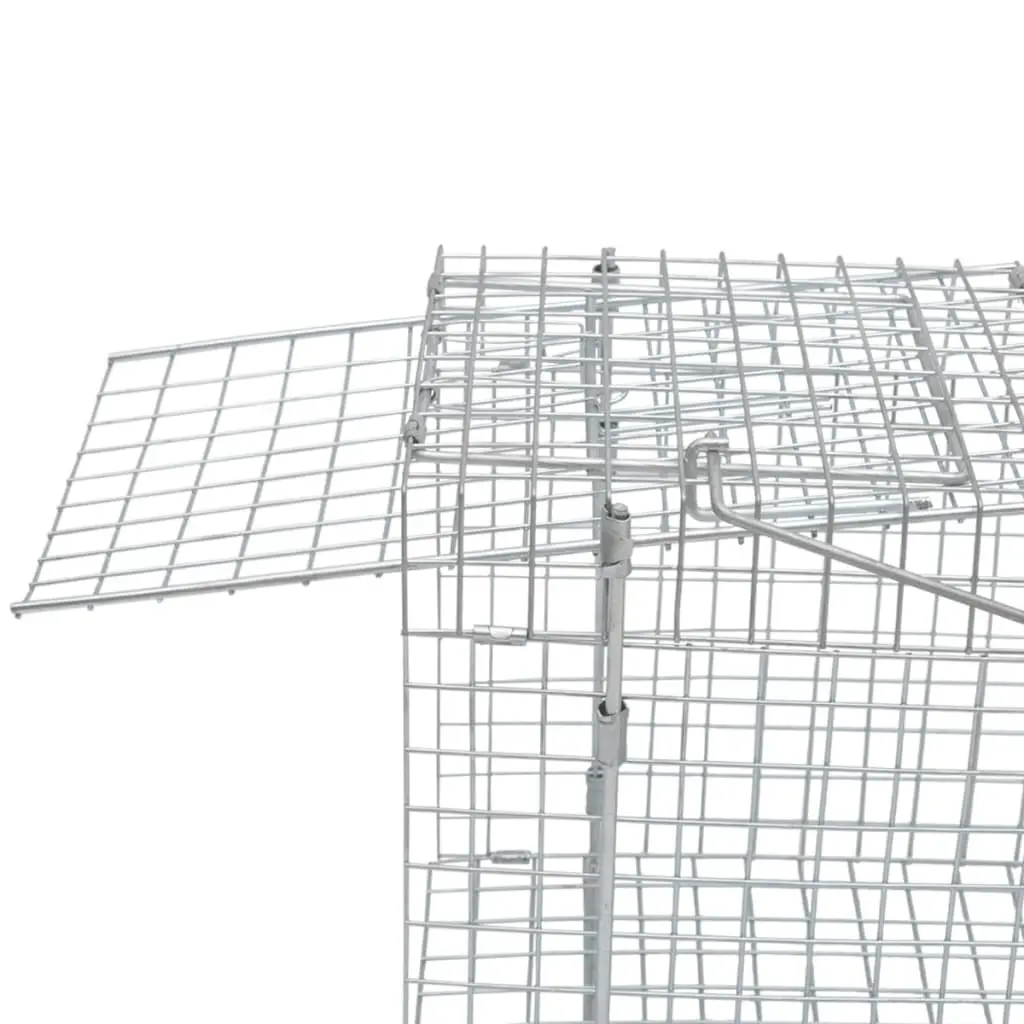 Live Trap Humane Animal Cage 100cm Single Door Wire Mesh