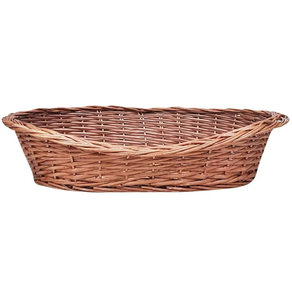Dog Basket Pet Bed Indoor Outdoor 69cm Brown