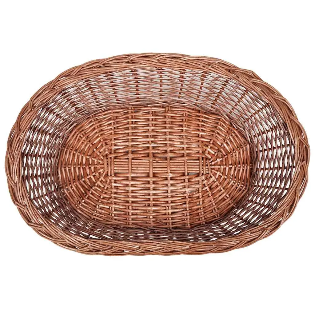 Dog Basket Pet Bed Indoor Outdoor 69cm Brown