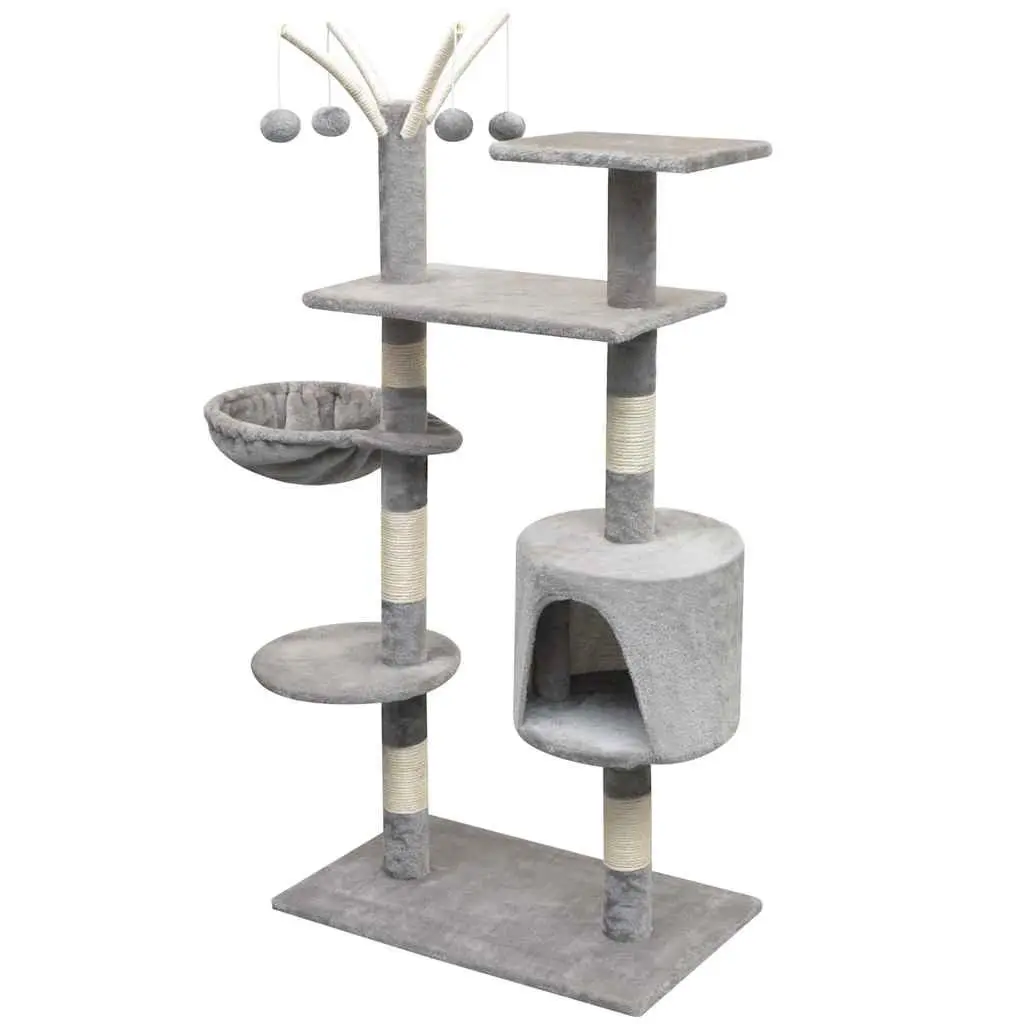 Cat Tree Multi-Level Play Centre 125cm Grey