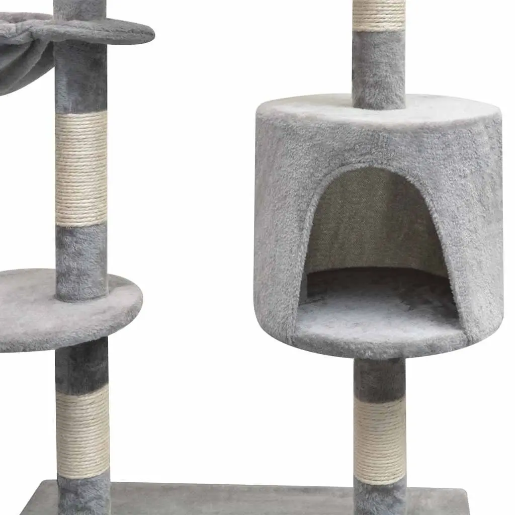 Cat Tree Multi-Level Play Centre 125cm Grey