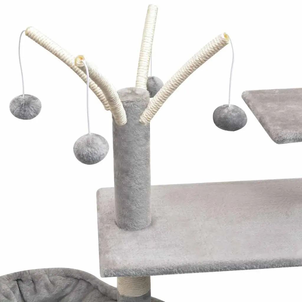 Cat Tree Multi-Level Play Centre 125cm Grey