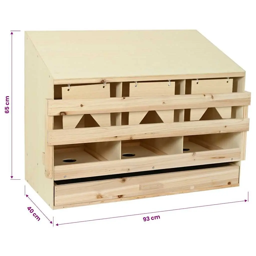Chicken Nesting Box with Easy Egg Collection