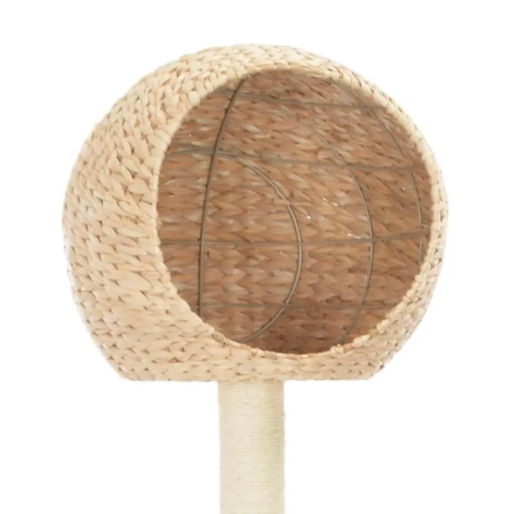 Cat Tree Scratching Post Seagrass Brown Perch Climb Relax House