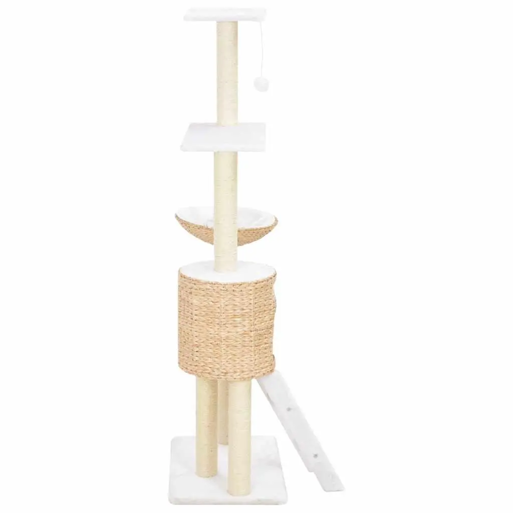 Cat Tree Scratch Post House Platform Brown