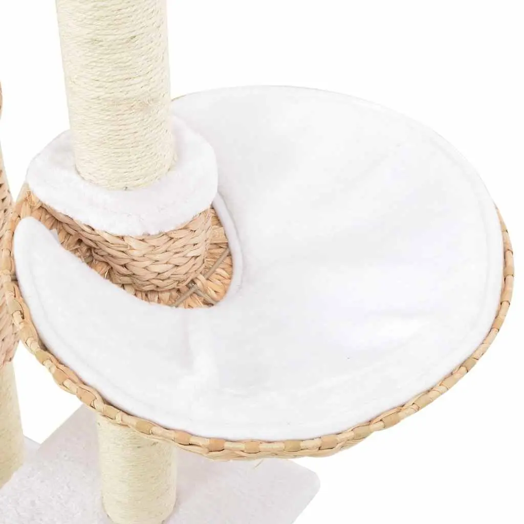 Cat Tree Scratch Post House Platform Brown
