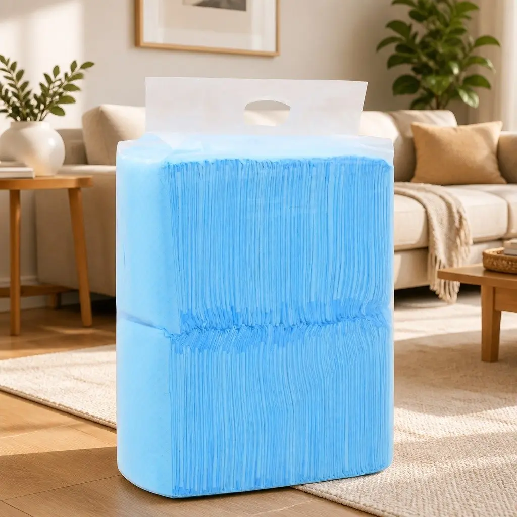 Absorbent Dog Training Pads 60x45cm Non Woven for Puppy Toilet Training 100 Pack