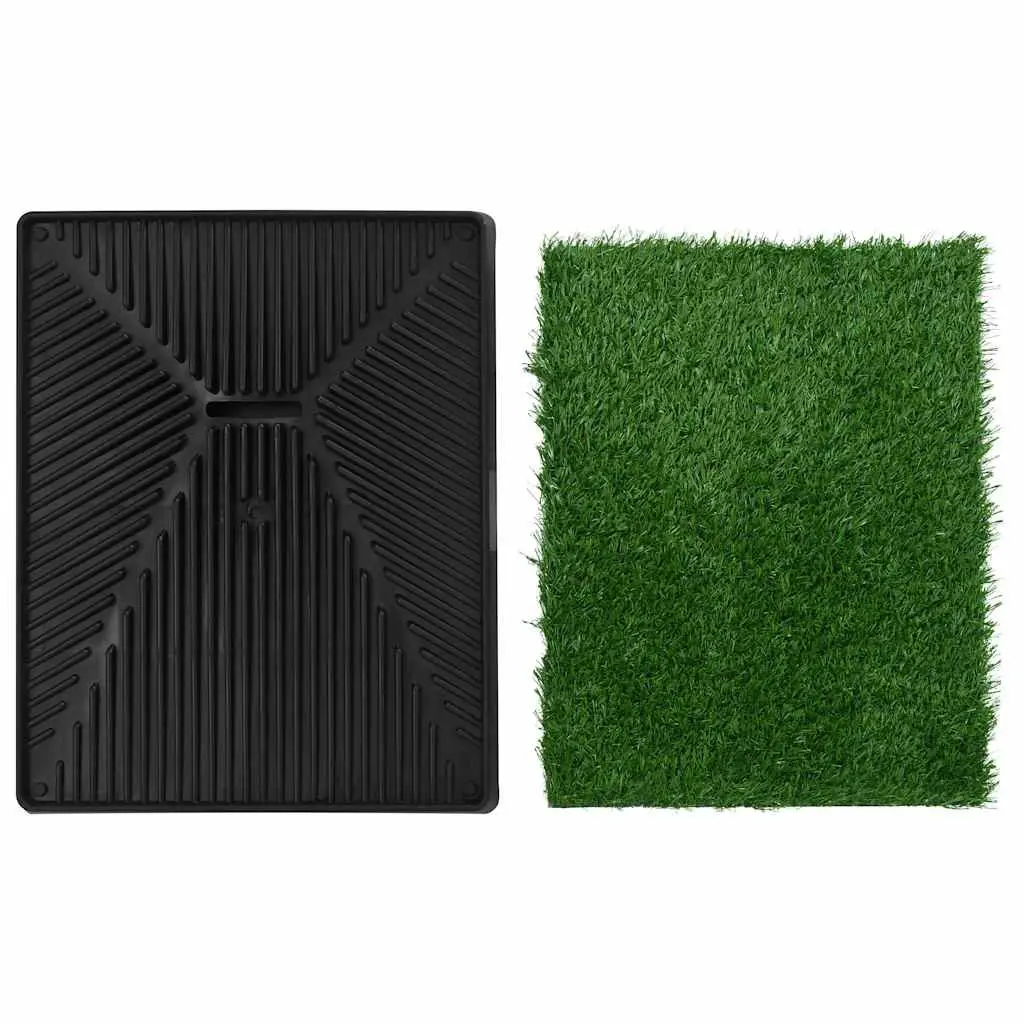 Pet Toilet Training Pad Indoor Potty 63 x 50 cm Artificial Grass Mat 2 Pack