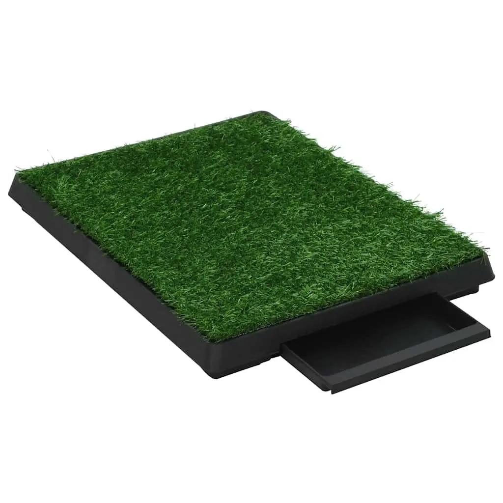Pet Toilet Training Pad Indoor Potty 63 x 50 cm Artificial Grass Mat 2 Pack